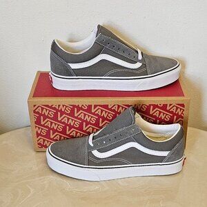 VANS OLD SKOOL Pewter/ True White Size Men's 7 Women's 8.5 VN0A4BV5195